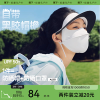蕉下帽檐臉基尼AL33325新款防紫外線騎行口罩醫(yī)美全臉護(hù)防曬面罩