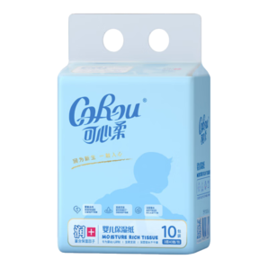 可心柔（COROU）超柔乳霜紙嬰兒保濕紙柔紙巾面巾紙便攜裝嘗鮮套裝體驗(yàn)