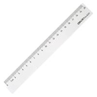 得力 6220 塑料直尺 20cm