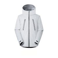 Naturehike 超輕沖鋒衣硬殼衣外套男女工作服外套防風(fēng)輕量徒步登山服 淺灰/無內(nèi)膽 M