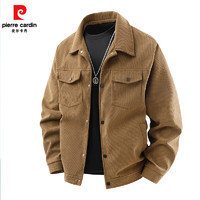 pierre cardin 皮爾·卡丹 2025春款男士翻領(lǐng)工裝夾克外套 HLFS-8516