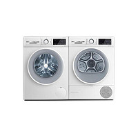 博世 BOSCH 云朵白系列 WGA152000W+WQA254D00W 熱泵洗烘套裝 白色