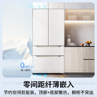松下 Panasonic 大海豹PLUS NR-EW57TGB-W 法式多門(mén)零嵌雙系統(tǒng)雙循環(huán)冰箱 573L