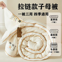 璞語(yǔ) A類(lèi)大豆纖維被子母被二合一150*200cm4斤