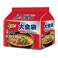 康師傅 方便面大食袋BIG 紅燒牛肉面 145g*5袋