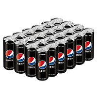 pepsi 百事 可樂(lè) 無(wú)糖黑罐 Pepsi 細(xì)長(zhǎng)罐 330ml*24聽(tīng)（新老包裝隨機(jī)發(fā)貨 ）