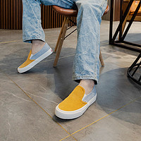 VANS Slip-On 中性運(yùn)動(dòng)板鞋 VN0A5HYQA0Q 黃藍(lán)色 36
