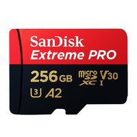 SanDisk Extreme PRO 至尊超極速系列 Micro-SD存儲卡 256GB (UHS-I、V30、U3、A2)