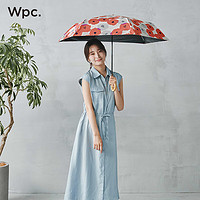 Wpc. 晴雨兩用傘 暈染花朵 紅色折疊 PPAM-9085-102