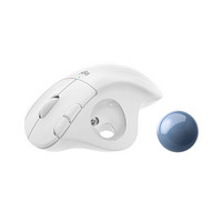 羅技 logitech ERGO M575 2.4G藍牙 雙模無線鼠標(biāo) 2000DPI 珍珠白