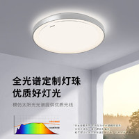 松下 Panasonic HHXS5101 米家智控全光譜吸頂燈 銀色框 48w
