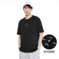 GXG 純棉休閑t恤夏季簡(jiǎn)約印花百搭短袖男士