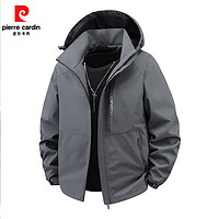 pierre cardin 皮爾·卡丹 2025春款男士連帽沖鋒衣外套