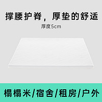 白色光年 白小墊F1 記憶綿硬薄軟床墊 1.5*2cm