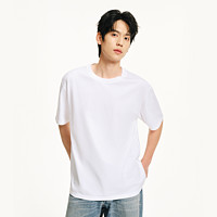 網(wǎng)易嚴(yán)選 純棉長(zhǎng)袖T恤2024年秋季白色上衣男女同款100%棉百搭