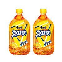 康師傅 冰紅茶檸檬味1000ml*2瓶整箱飲料餐飲清涼果味飲品1升 冰紅茶1升