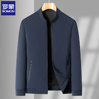 羅蒙 立領(lǐng)夾克男士外套   藏青 2XL