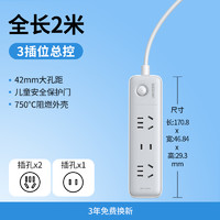 綠聯(lián) 新國(guó)標(biāo)開關(guān)排插 綠聯(lián)插座插排拖接線板多功能插板宿舍帶線分控大功率桌面排插座板