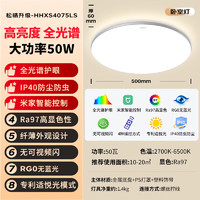 松下 Panasonic 吸頂燈全光譜臥室燈米家智能 HHXS4075 LS防蚊蟲