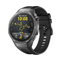華為 WATCH GT 5 Pro 智能手表 46mm 曜石黑 黑色氟橡膠表帶