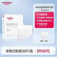 維德 N95無呼吸閥一次性醫(yī)用防護(hù)口罩
