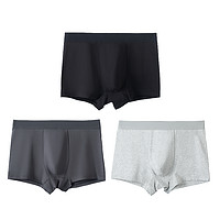 網(wǎng)易嚴選 男士平角內(nèi)褲 3條裝