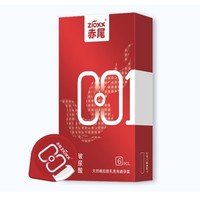 赤尾 zioxx 001玻尿酸安全套 6只裝