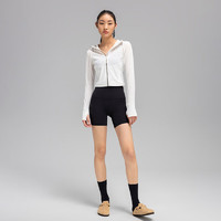 lululemon Define 女士網(wǎng)面短款連帽夾克 LW4BVZS 骨白 XS /4