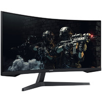 三星 SAMSUNG C34G55TWWC 34英寸 VA 曲面 FreeSync 顯示器（3440×1440、165Hz、HDR10）