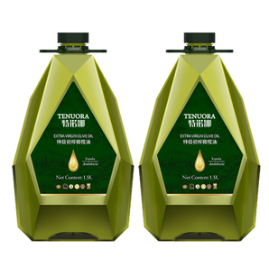Tenuora 特諾娜 特級(jí)初榨橄欖油1.5L*2桶家庭量販裝