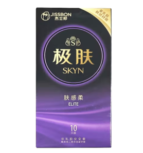 jissbon 杰士邦 SKYN極膚 膚感柔 非乳膠安全套 10只