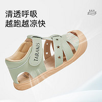 泰蘭尼斯 夏季新款童鞋男寶防滑軟底涼鞋包頭防踢機(jī)能鞋學(xué)步鞋女童  24 15.5cm14.8~15.2