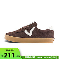 VANS 官方 Sport Low牛筋底男鞋女鞋德訓(xùn)鞋T頭鞋 咖啡色