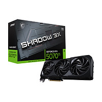 微星 幻影師 GeForce RTX 5070 Ti 16G SHADOW 3X OC 電競游戲設(shè)計智能學習獨立顯卡
