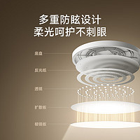 米家 MIJIA 吸頂燈 D40 圓形臥室燈簡約書房餐廳燈 小愛智能語音控制 45W
