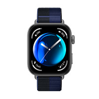 華為 HUAWEI WATCH FIT 3 智能手表 編織款 深海藍 輕薄大屏 運動減脂 情侶手表