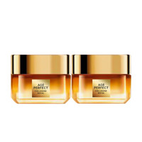 L'OREAL PARIS 歐萊雅花蜜膠原第二代小蜜罐面霜抗皺修護30ml*2