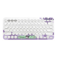 羅技 logitech K380藍牙鍵盤無線鍵盤鼠標套裝女生可愛辦公筆記本電腦手機ipad平板 藍牙鍵盤 庫洛米