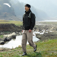 安踏 ANTA 軟殼衣丨大地之殼2.0四防運動外套男戶外防風徒步登山服