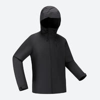迪卡儂 DECATHLON 外套男單層春秋戶(hù)外登山服NH500防風(fēng)防水夾克5117384 黑色 L