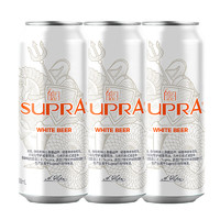 珠江啤酒 雪堡精釀比利時(shí)風(fēng)味白啤酒 500ml*3聽
