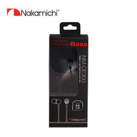 NAKAMICHI 中道入耳式有線耳機(jī) 低音強(qiáng)勁物理降噪立體聲音效通用有線耳機(jī) NM-CE300 黑色