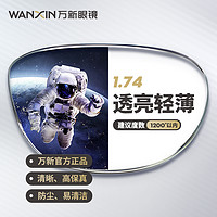 winsee 萬(wàn)新 1.74高清極薄鏡片+多鏡框可選（支持郵寄和升級(jí)鏡框）
