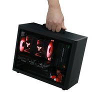 微星 R5 5500+RX6500XT迷你臺式電腦整機(jī)AMD組裝DIY游戲手提小主機(jī)