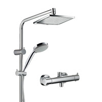 漢斯格雅 hansgrohe 柯洛梅達(dá)240 恒溫方形大頂噴 恒溫龍頭 26779007