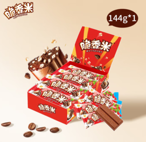 脆香米 草莓巧克力 12g*12條+送96g