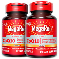 脈拓 MegaRed 輔酶Q10軟膠囊片 90粒*2瓶