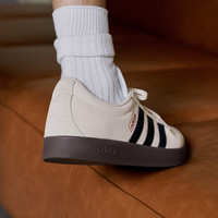 adidas 阿迪達斯 T頭鞋 VL COURT 2.0 灰色/黑色/紅色JS3003 38