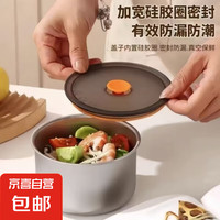 不銹鋼保鮮盒加厚帶蓋分裝盒 1個(gè)裝