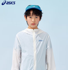 ASICS 亞瑟士 UPF50+冰蟬翼防曬服梭織透氣外套332251052311